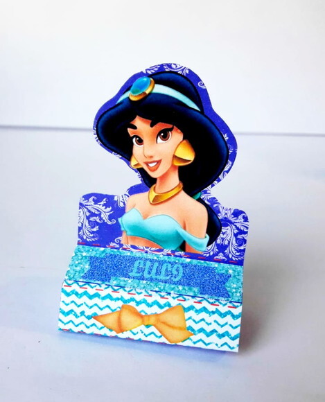 Kit 60 Lembrancinhas Alladim e Jasmine