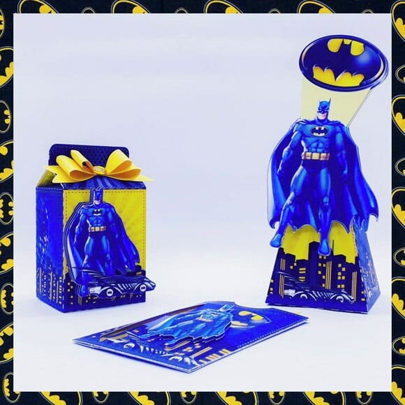 Kit 60 Lembrancinhas Batman