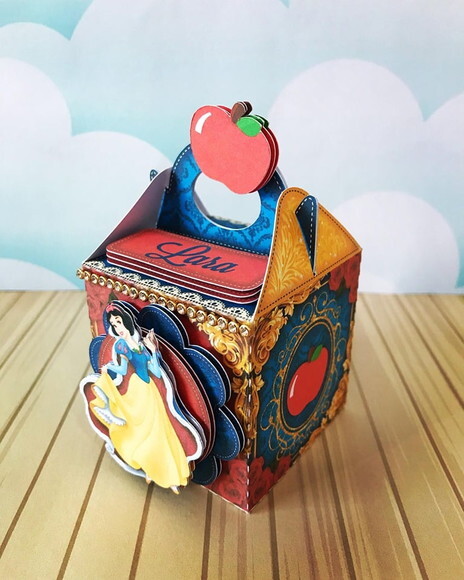 Kit 60 Lembrancinhas Branca de Neve