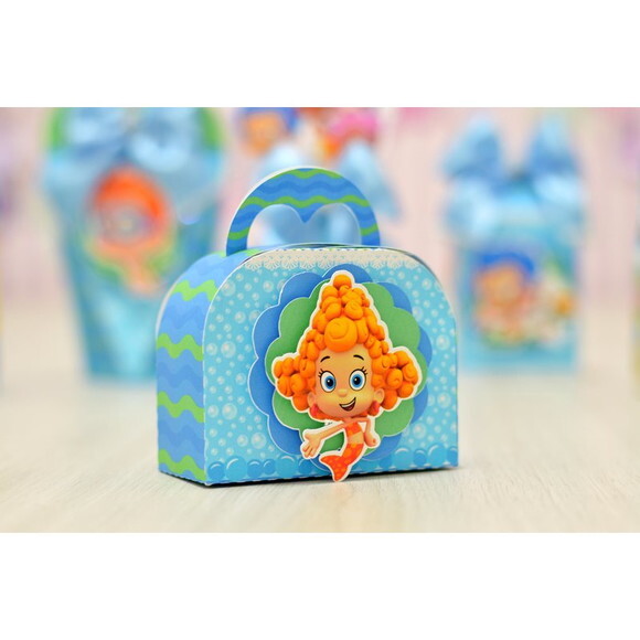 Kit 60 Lembrancinhas Bubble Menino