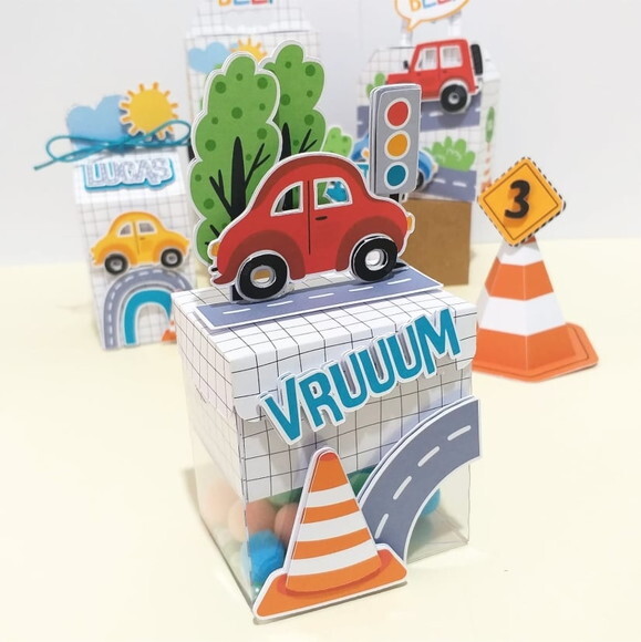 Kit 60 Lembrancinhas Carros