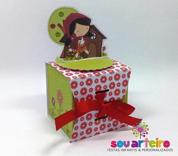 Kit 60 Lembrancinhas Chapeuzinho Vermelho