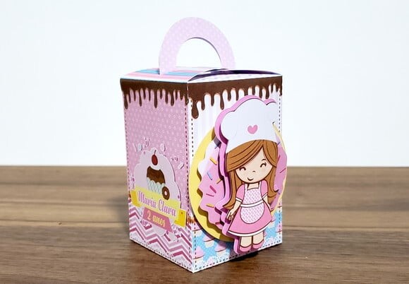 Kit 60 Lembrancinhas Confeitaria
