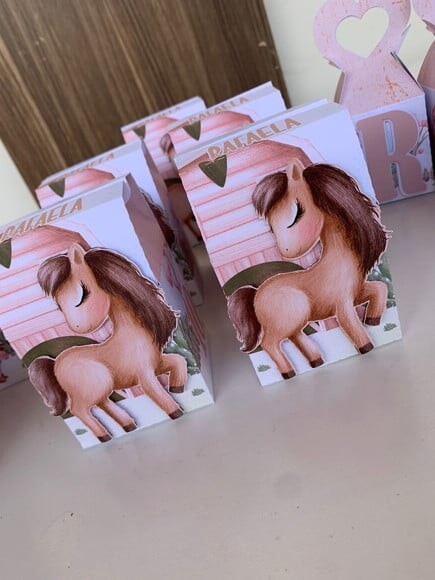 Kit 60 Lembrancinhas Cowgirl
