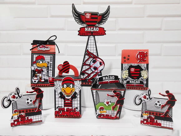 Kit 60 Lembrancinhas Flamengo