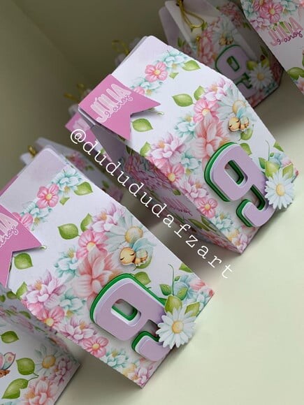 Kit 60 Lembrancinhas Floral