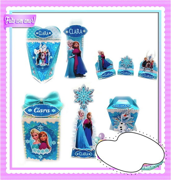Kit 60 Lembrancinhas Frozen