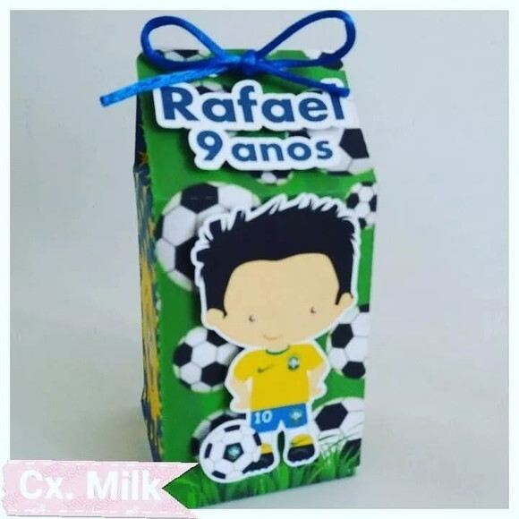 Kit 60 Lembrancinhas Futebol Brasil