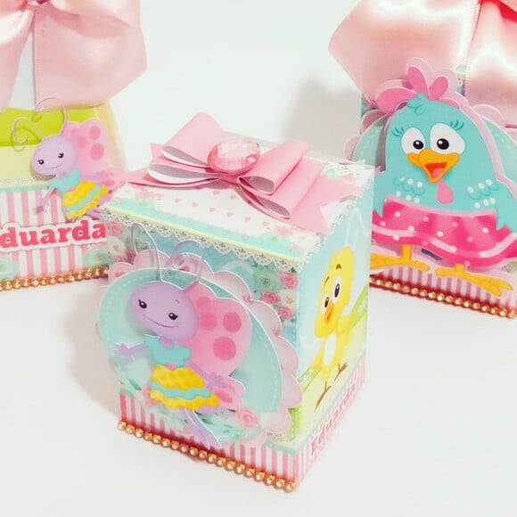 Kit 60 Lembrancinhas Galinha Pintadinha