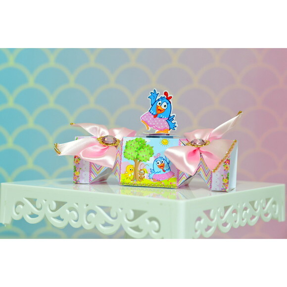 Kit 60 Lembrancinhas Galinha Pintadinha