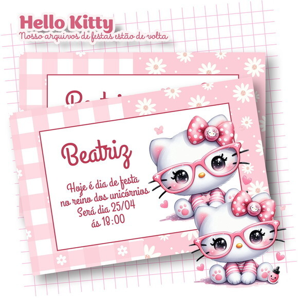 Kit 60 Lembrancinhas Hello Kitty