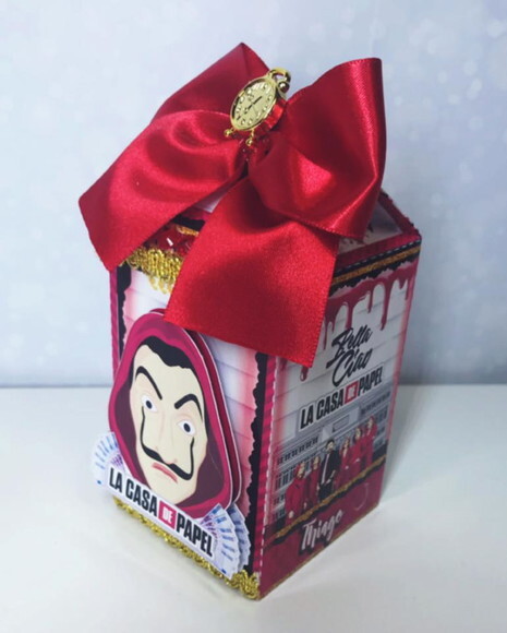 Kit 60 Lembrancinhas La Casa de Papel