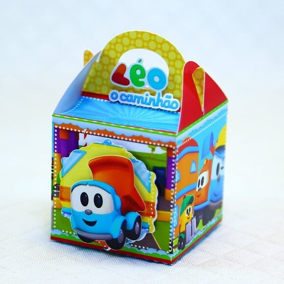 Kit 60 Lembrancinhas Léo Caminhão