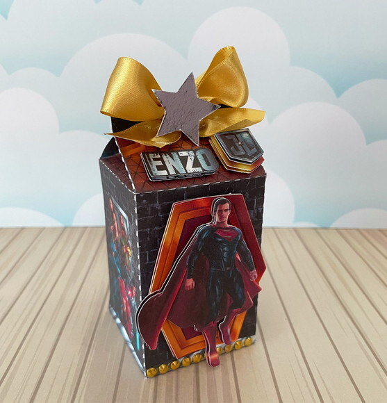 Kit 60 Lembrancinhas Liga da Justiça