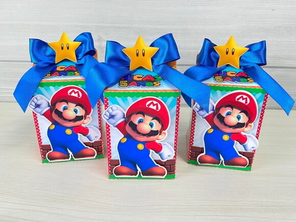 Kit 60 Lembrancinhas Mario Bros