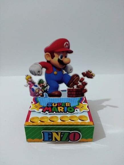 Kit 60 Lembrancinhas Mario Bros