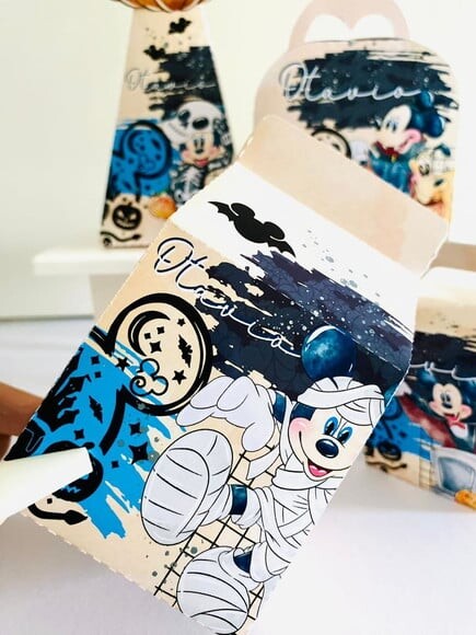 Kit 60 Lembrancinhas Mickey Halloween