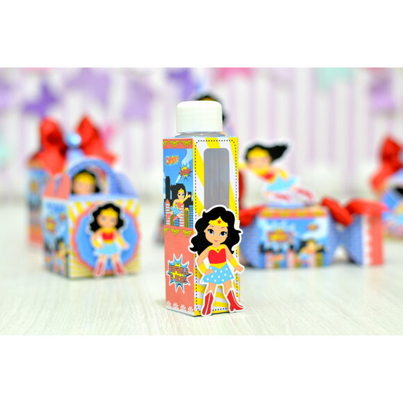 Kit 60 Lembrancinhas Mulher Maravilha