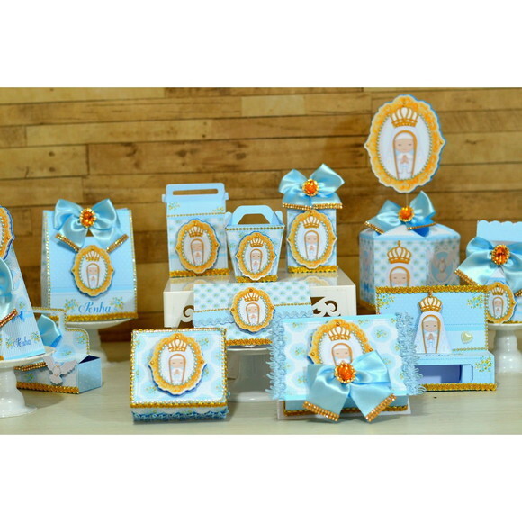 Kit 60 Lembrancinhas Nossa Senhora Aparecida