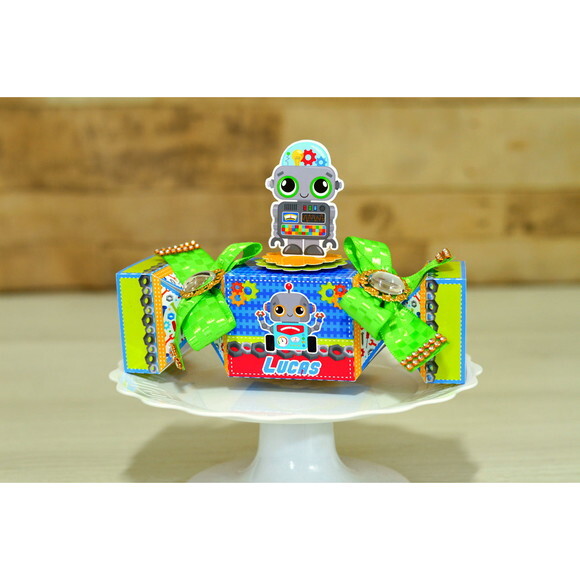 Kit 60 Lembrancinhas Robozinho