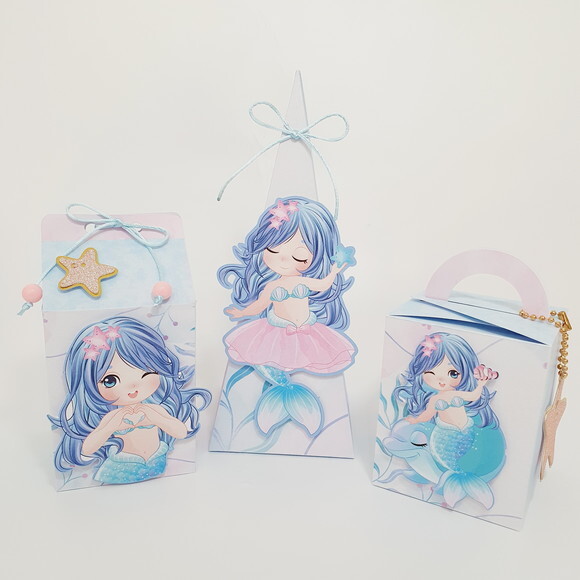 Kit 60 Lembrancinhas Sereia