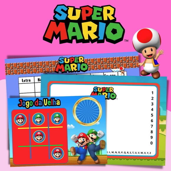 Kit Jogos Personalizados ( Lousa, Stop, Forca ou Velha )