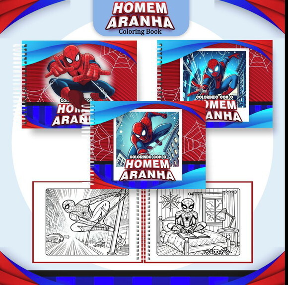 Livro de Colorir A5 50 Folhas