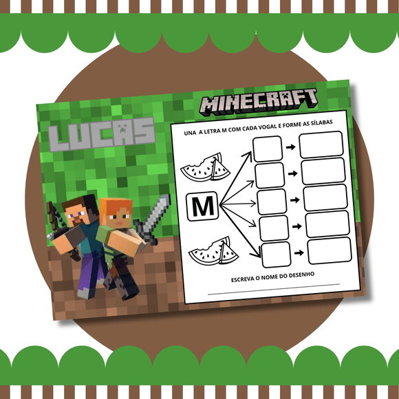 Livro Diversão Minecraft