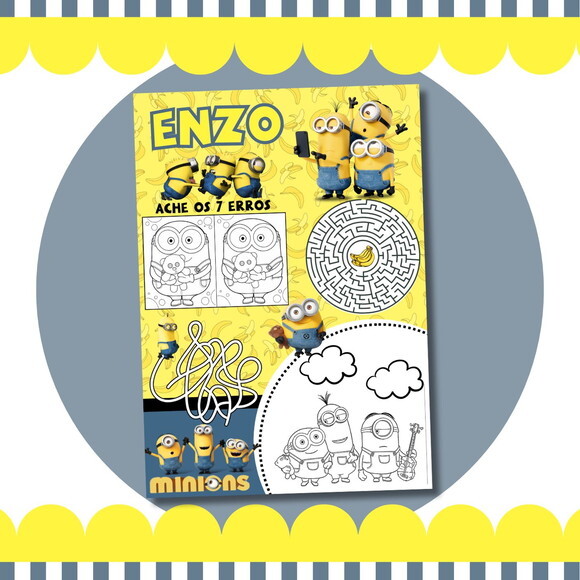 Livro Diversão Minions