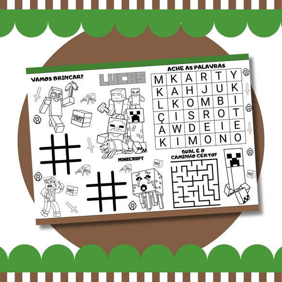 Livro Diversão Minecraft