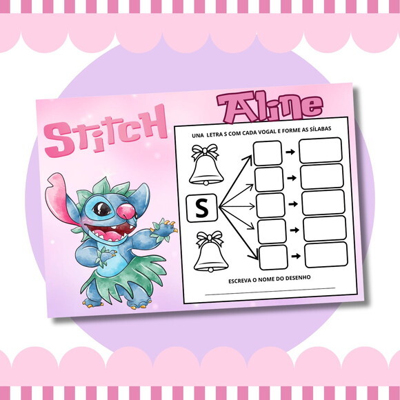 Livro Diversão Stitch