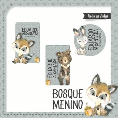 60 Etiquetas Bosque