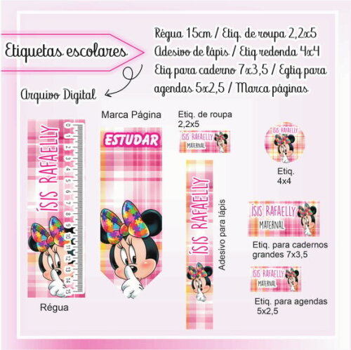 60 Etiquetas Escolares