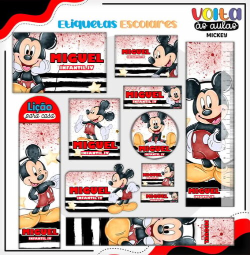 60 Etiquetas Escolares