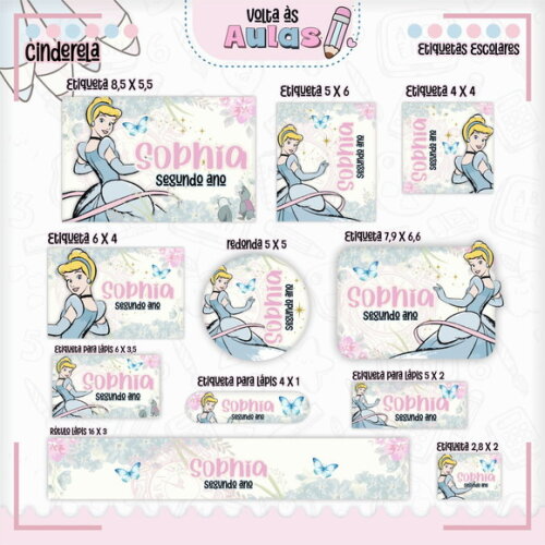 60 Etiquetas Escolares