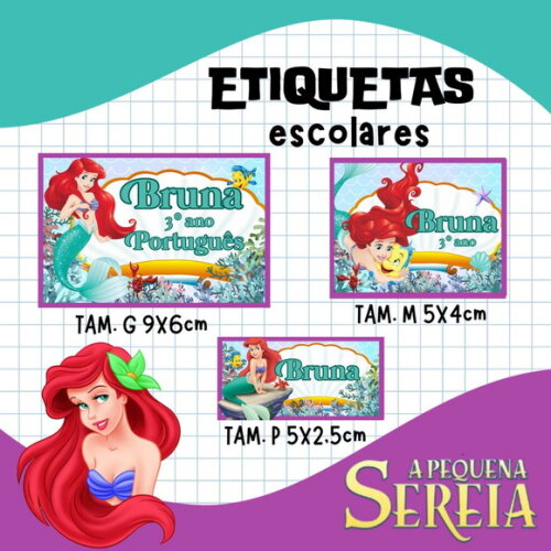 60 Etiquetas Escolares