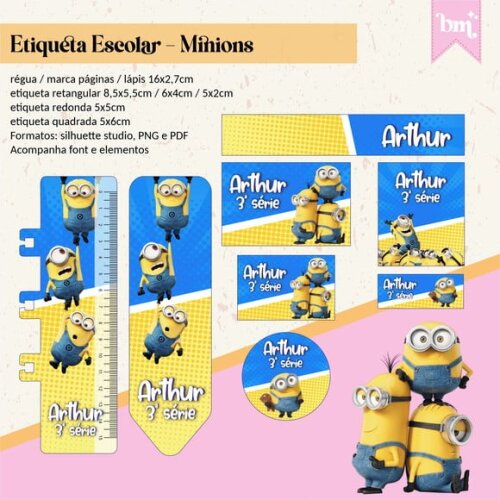 60 Etiquetas Minnions