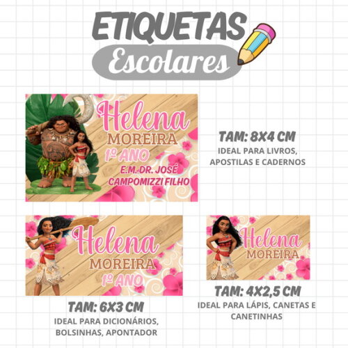 60 Etiquetas Personalizadas