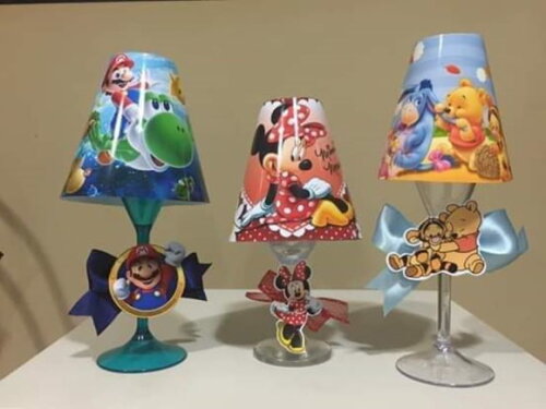Abajour Personalizado com Luz de Led