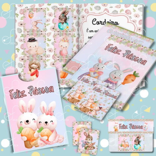 Album de Figurinhas Personalizados Páscoa