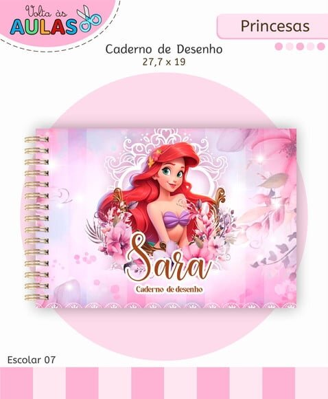 Caderno de Desenho- Qualquer Tema