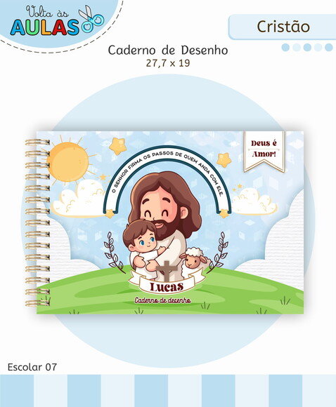 Caderno de Desenho- Qualquer Tema