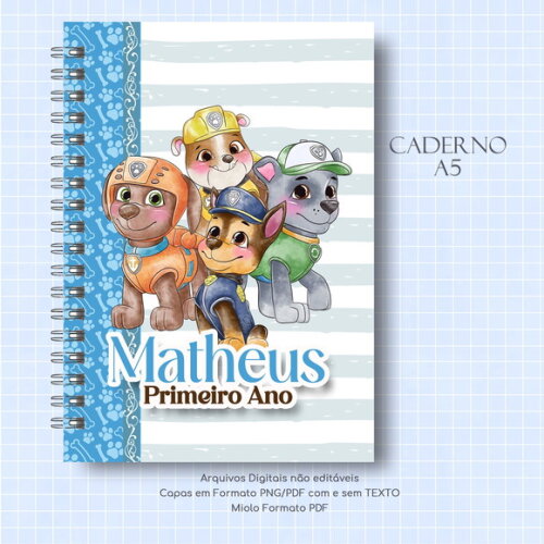 Caderno ou Agenda Personalizada
