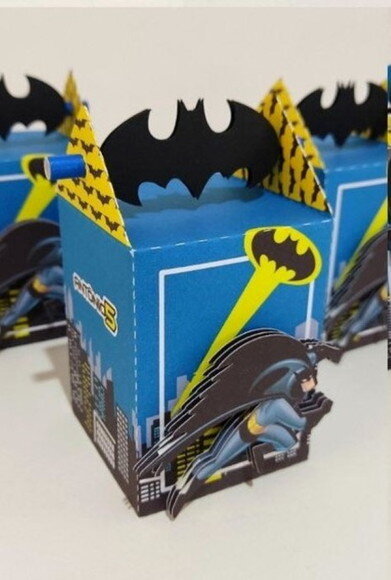Caixa Canudo Batman