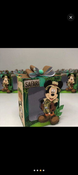 Caixa com Pote para Nutella Mickey