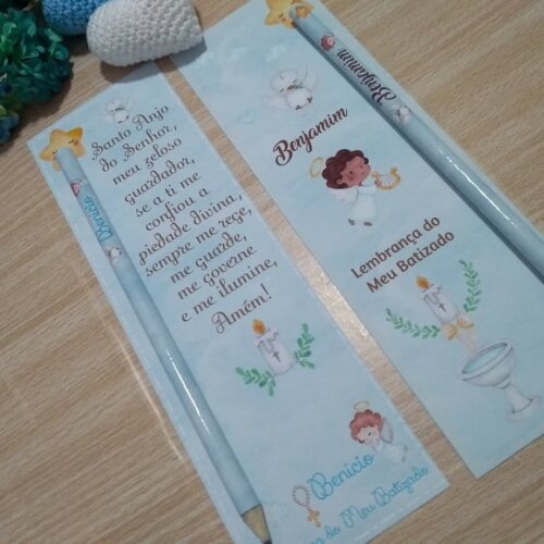 Card com Lápis - Qualquer Tema