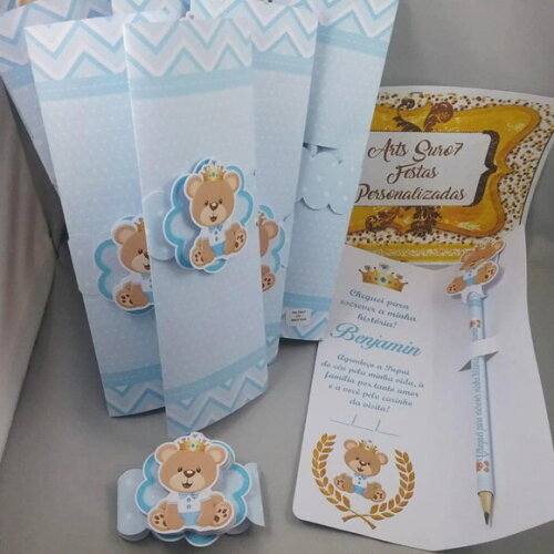 Card com Lápis ou Caneta Maternidade