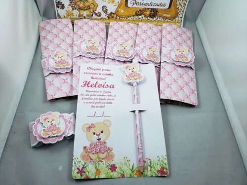 Card Envelope com Lápis Maternidade