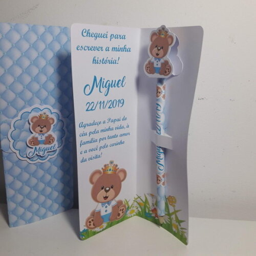 Card Envelope com Lápis Maternidade