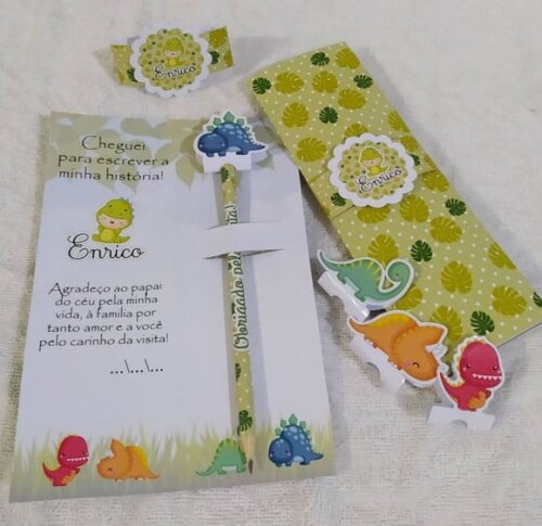 Card Envelope com Lápis Maternidade